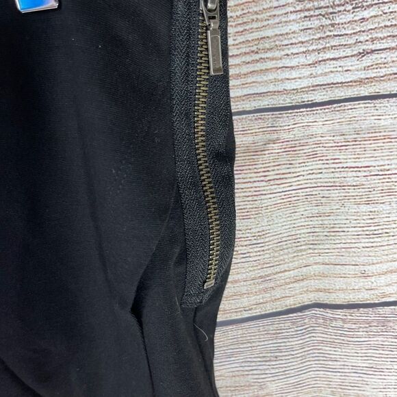 Cabi Black Asymmetrical Faux Wrap Skirt Sz 2 - Picture 7 of 9